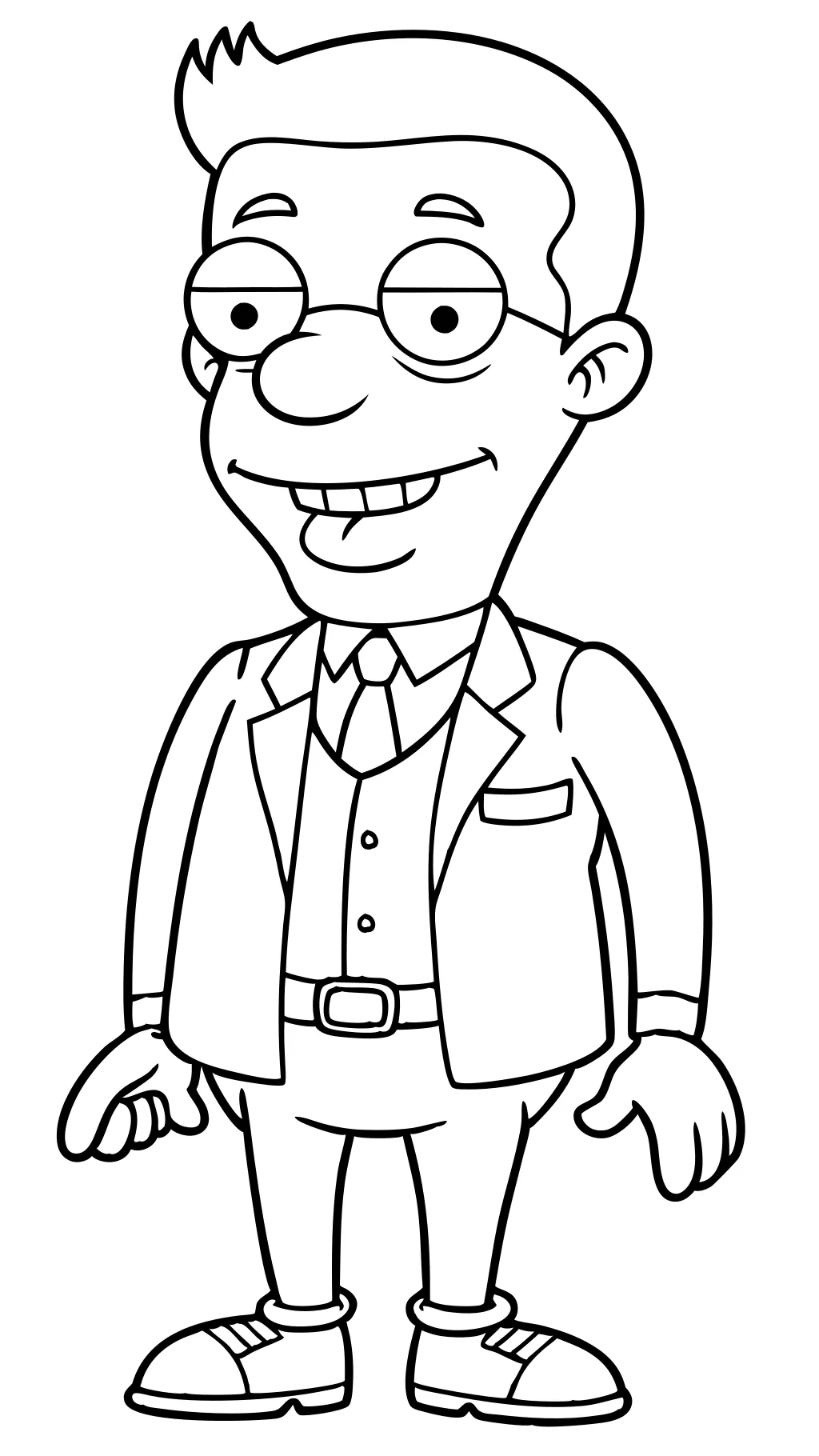 american dad coloring pages